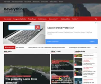 Blendereverything.com(Making free blender content) Screenshot