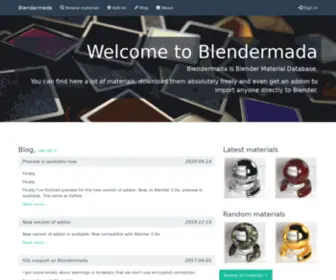 Blendermada.com(blendermada) Screenshot
