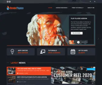 Blenderphysics.com(All about simulations with Blender) Screenshot