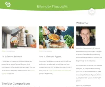 Blenderrepublic.com(Reliable Blender Reviews) Screenshot