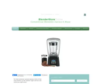 BlenderStoreonline.com(Waring Commercial Blender Sunkist Juicer J) Screenshot