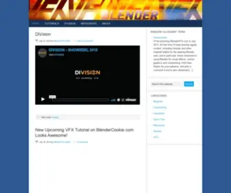 BlendervFX.com(Blender Visual Effects) Screenshot