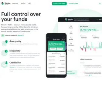 Blenderwallet.io(Blender Wallet) Screenshot