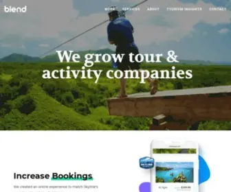 Blendimc.com(Tour & Attraction Marketing Agency) Screenshot