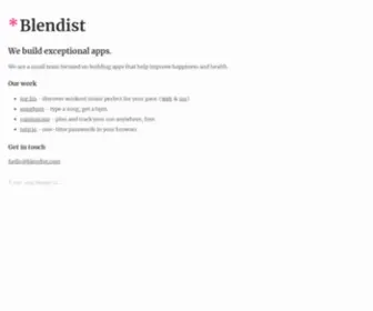 Blendist.com(Exceptional Apps) Screenshot