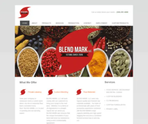 Blendmark.com(Blend Mark in Harvey) Screenshot