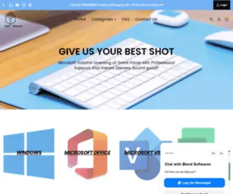Blendsoftwares.co.uk(Blend Softwares) Screenshot