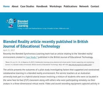Blendsync.org(Blended Synchronous Learning) Screenshot