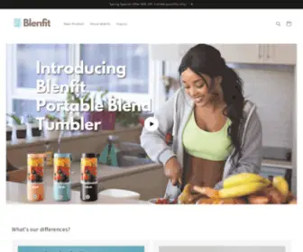 Blenfit.com(Create an Ecommerce Website and Sell Online) Screenshot