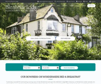 Blenheim-Lodge.com(Blenheim Lodge) Screenshot