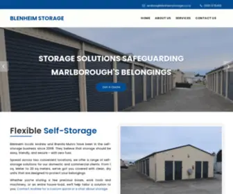 Blenheimstorage.co.nz(Blenheim Storage Limited) Screenshot