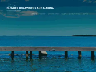 Blenkerboatworksandmarina.com(BLENKER BOATWORKS AND MARINA) Screenshot