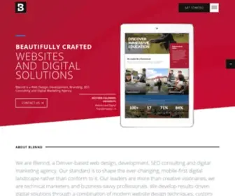 Blennd.com(Denver Web Design) Screenshot