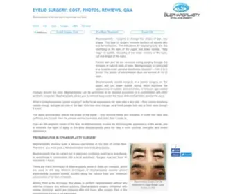 Blepharoplasty-Cost.com(Eyelid Surgery) Screenshot