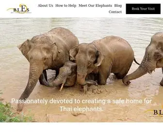 Blesele.org(Boon Lott's Elephant Sanctuary (BLES)) Screenshot