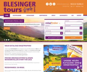 Blesingertours.com(blesingertours) Screenshot