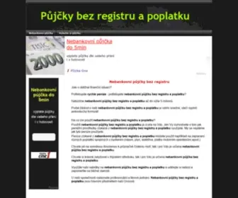 BleskovapujCka.com(Pujcky ihned) Screenshot