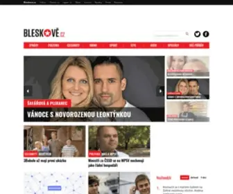 Bleskove.cz(Bulvár a celebrity) Screenshot