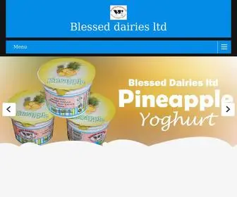 Blesseddairies.com(Blessed dairies ltd) Screenshot