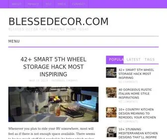 Blessedecor.com(Blessed Decor for Amazing Home Ideas) Screenshot