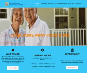 Blessedfamilyhomecare.com(Blessed Family Home Care) Screenshot