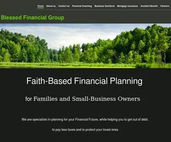 Blessedfinancialgroup.ca(Faith Based Financial Consulting) Screenshot