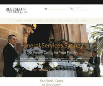 Blessedfunerals.com.au(Personalised Funeral Services) Screenshot