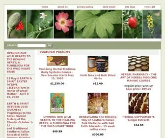 Blessedmaineherbs.com(Blessed Maine Herb Farm finely crafted medicinal herb products for health and beauty) Screenshot