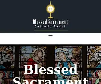 Blessedsacramentchurch.ca(Blessed Sacrament Church) Screenshot