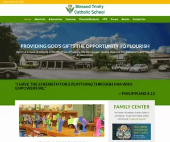 Blessedtrinitycatholicschool.org(Jacksonville Catholic School) Screenshot