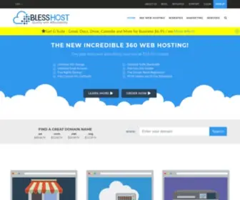 Blesshost.com(Web Hosting Dubai) Screenshot