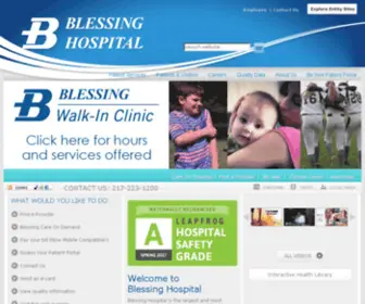 Blessinghospital.org(Blessing Health System) Screenshot