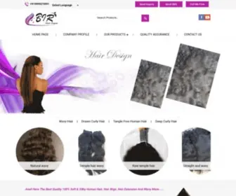 Blessinghumanhair.com(Human Hair Wig Manufacturer) Screenshot