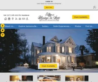 Blessingsonstate.com(Blessings on State Bed & Breakfast) Screenshot