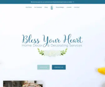 Blessyourheartal.com(We are a mother daughter team specializing in farmhouse and french country decor and) Screenshot