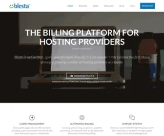 Blesta.com(Blesta) Screenshot