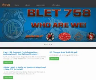 Blet758.com(BLET 758) Screenshot