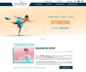 Bleu-B.com(Agence Web Communication Saint Malo) Screenshot