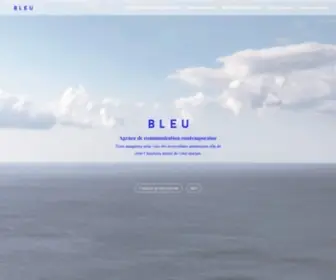 Bleu-Communication.ch(Agence de communication) Screenshot