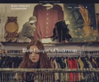 Bleu-Uniquescloakroom.com(Bleu-Unique's Cloakroom) Screenshot