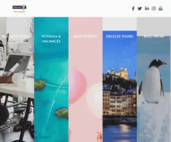 Bleu-Voyages.fr(Page portail) Screenshot