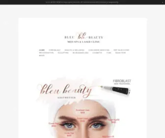 Bleubeautyco.com(BLEU MED SPA) Screenshot