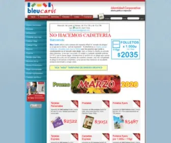 Bleucards.net(Identidad Corporativa) Screenshot