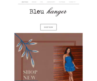 Bleuhanger.com(Bleu Hanger) Screenshot