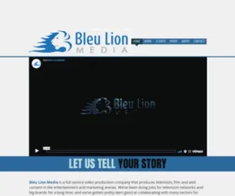 Bleulionmedia.com(Bleu Lion Media) Screenshot