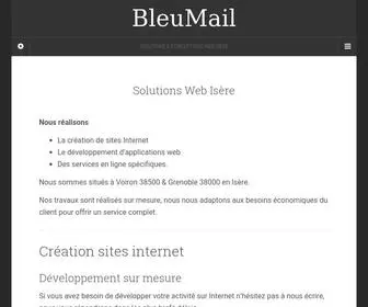 Bleumail.com(Solutions & Conceptions Web Isère) Screenshot