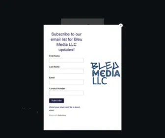 Bleumediallc.com(Bleu Media LLC) Screenshot