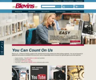 Blevinsinc.com(Blevins, Inc) Screenshot