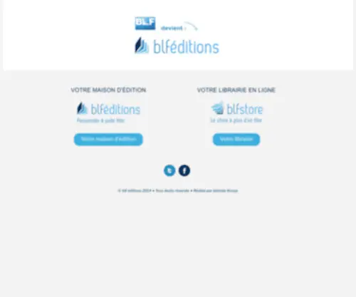 Blfeurope.com(Éditions BLF Europe) Screenshot