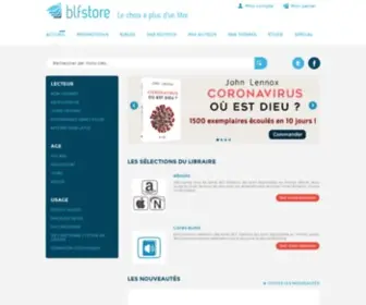BLFstore.com(BLF Store : librairie chrétienne évangélique) Screenshot
